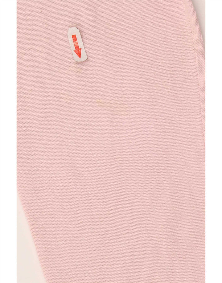 Męski sweter Zara z dekoltem w kształcie litery V, duży, różowy