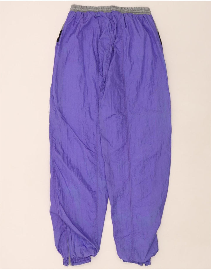 Vintage męski dres, duży, fioletowy, blokowy poliamid