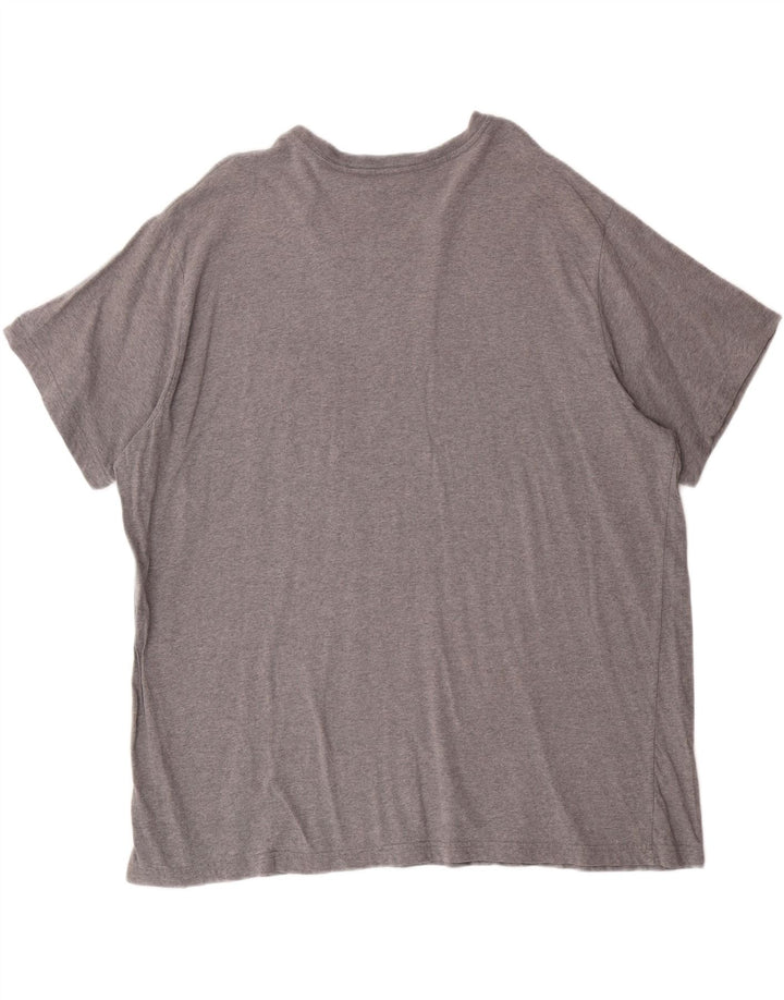EDDIE BAUER Mens T-Shirt Top 2XL Grey Cotton Vintage Eddie Bauer and Second-Hand Eddie Bauer from Messina Hembry 