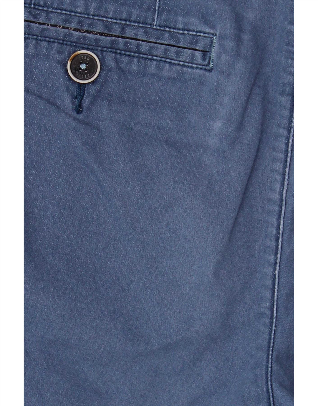 Męskie spodenki chino Ted Baker W32, średnioniebieskie, geometryczne, bawełniane