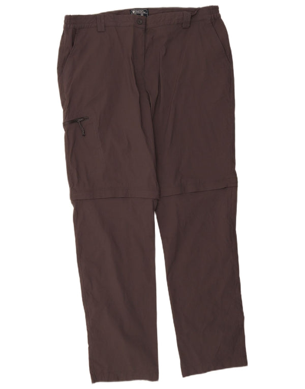 Spodnie damskie Mountain Warehouse Straight Chino UK 18 XL W36 L31 Szare