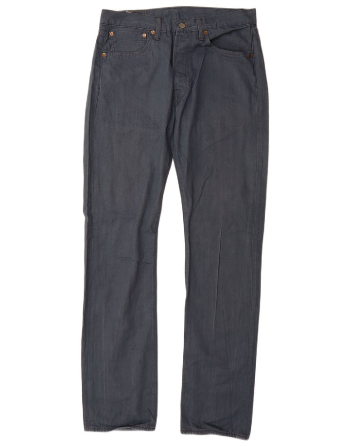 Męskie proste dżinsy Levi's W31 L34 Niebieskie bawełniane