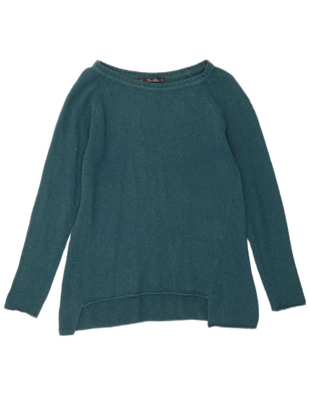 Sweter damski Zara z dekoltem w łódkę UK 14, średni zielony
