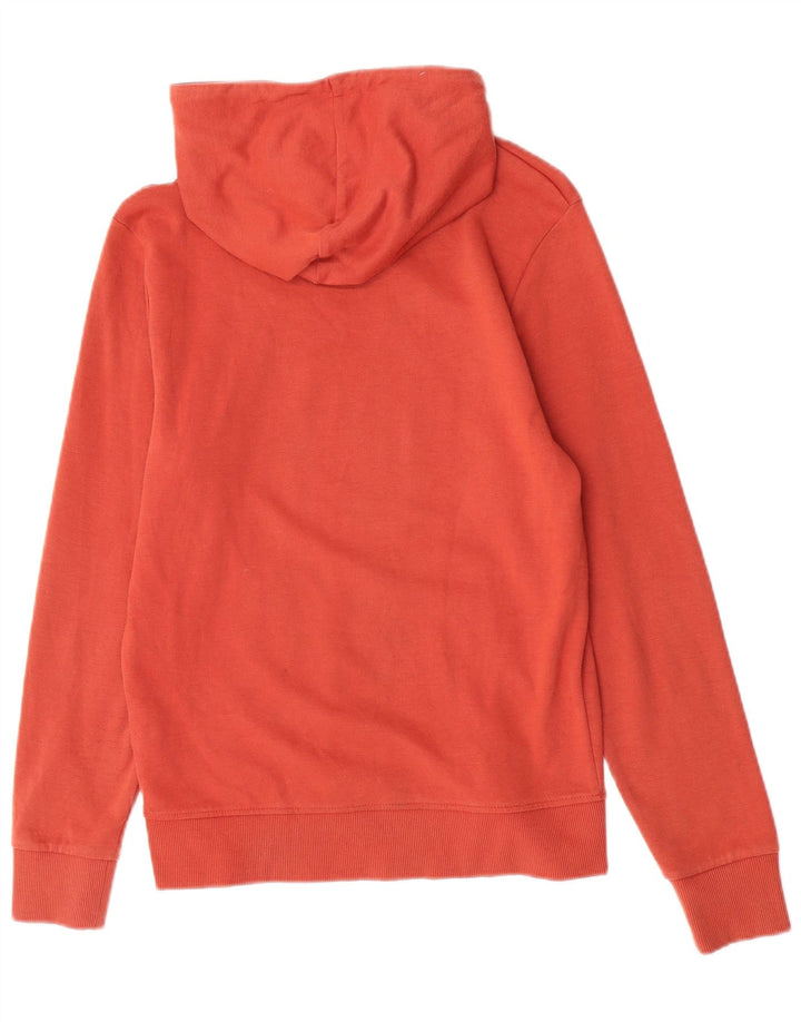 Męski sweter z kapturem Jack & Jones, mały, pomarańczowy, bawełniany