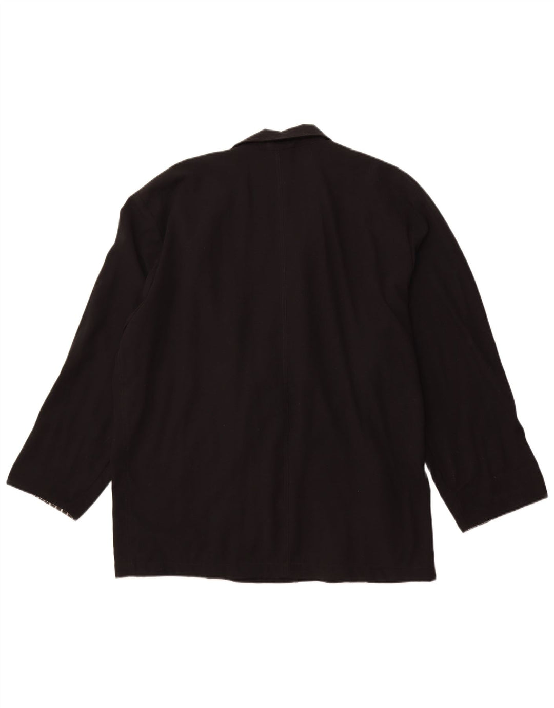 Męska marynarka dwurzędowa VINTAGE UK 42 XL, czarny poliester