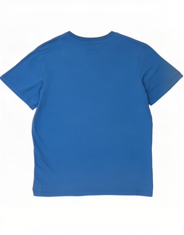 Nike Mens T-Shirt Top XL Blue Cotton