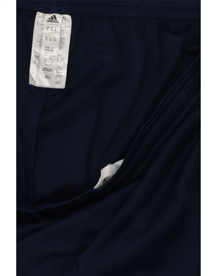 Męskie spodenki sportowe Adidas XL granatowe, poliestrowe
