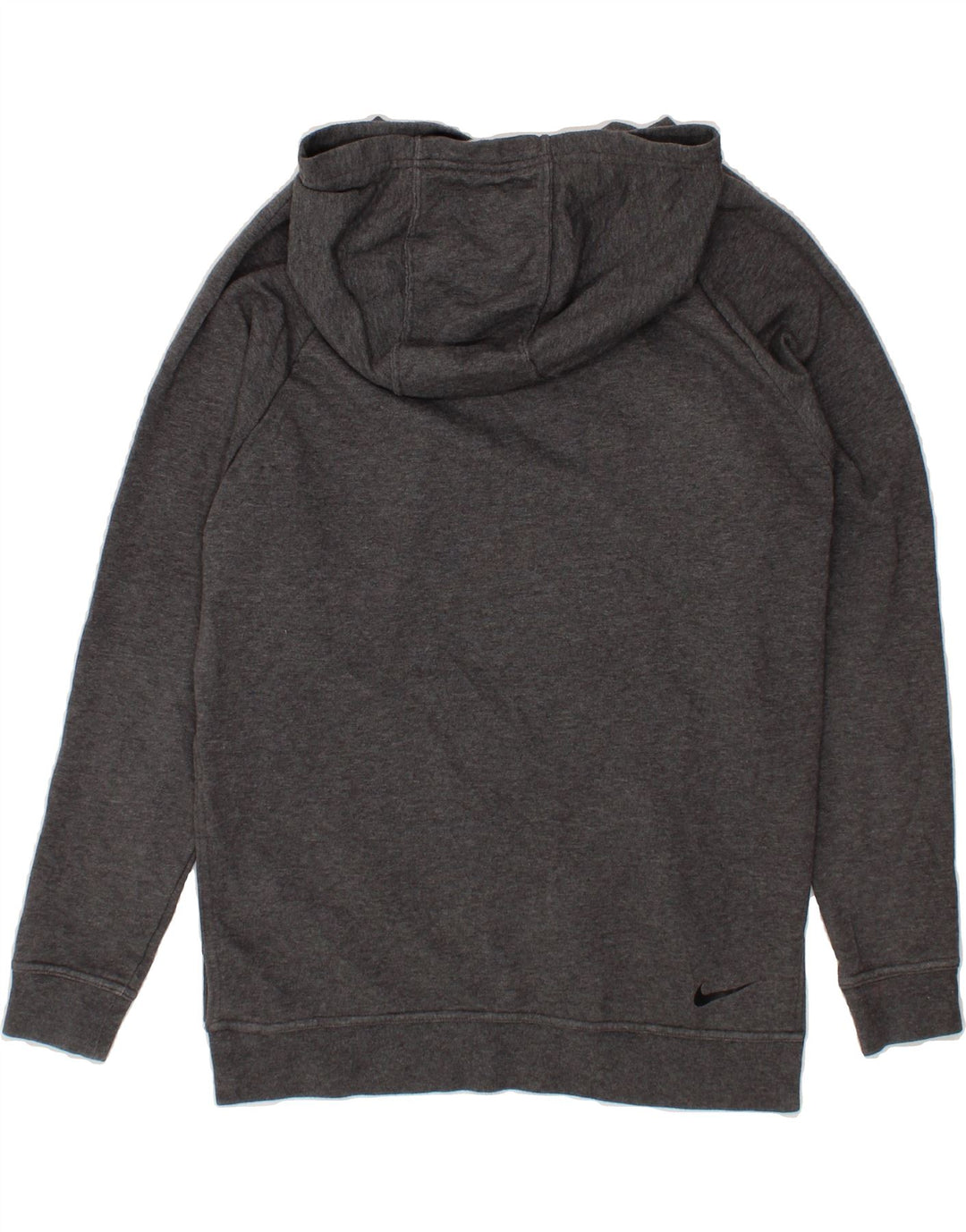 NIKE Mens Dri Fit Hoodie Jumper Small Grey Polyester Vintage Nike and Second-Hand Nike from Messina Hembry 