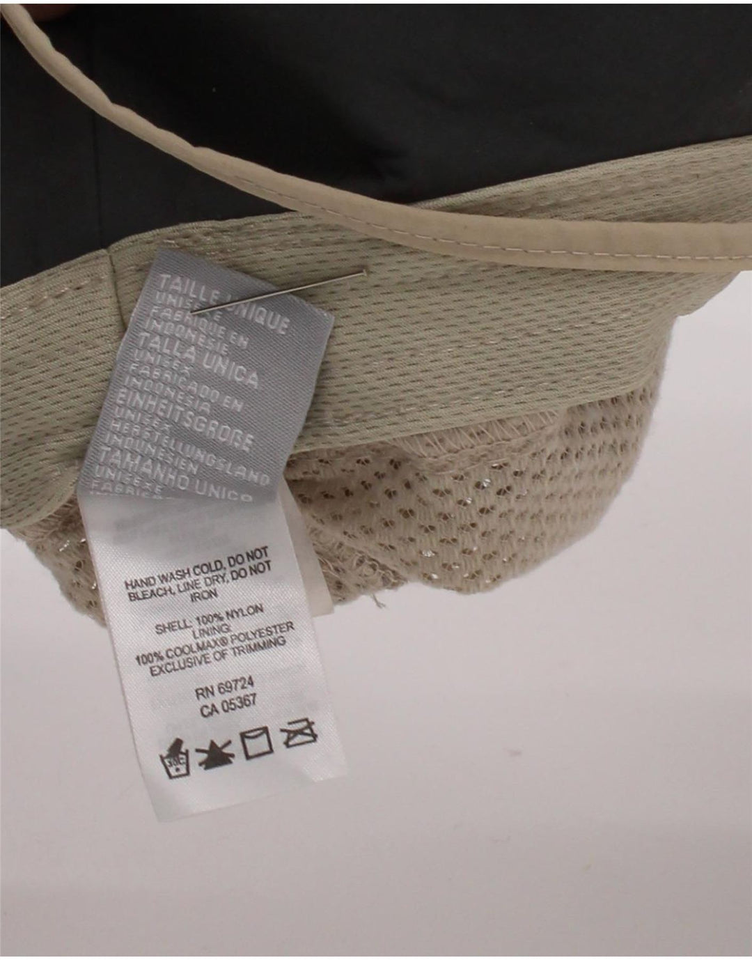 Męski kapelusz typu Bucket Columbia o regularnym kroju, jeden rozmiar, beżowy nylon