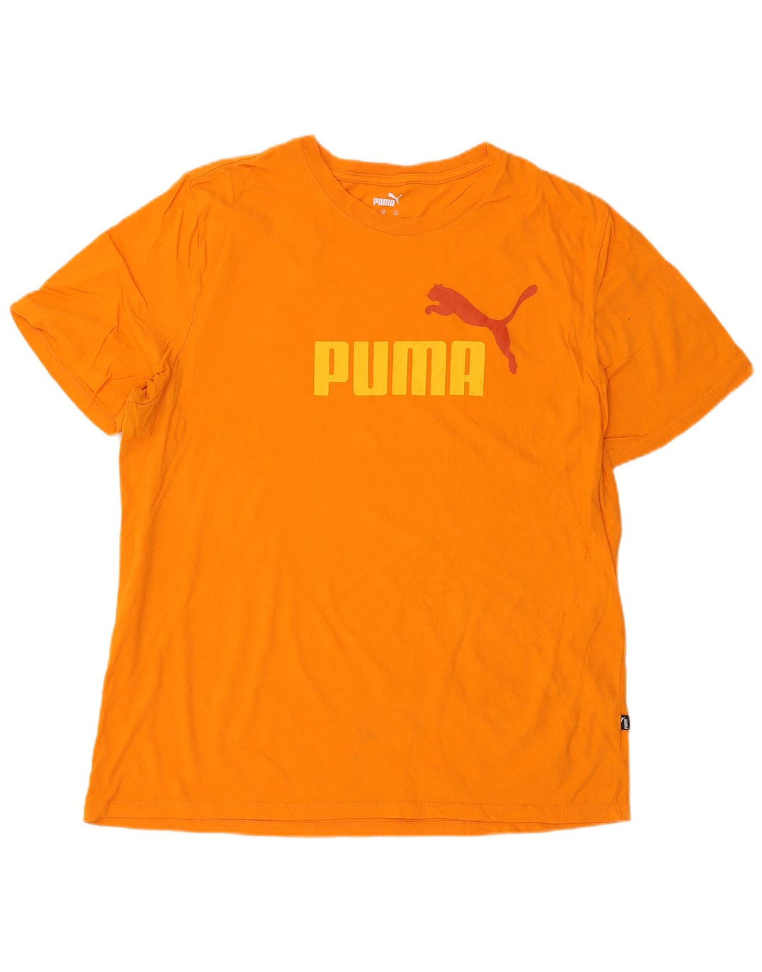 Męska koszulka z grafiką Puma XL Pomarańczowa