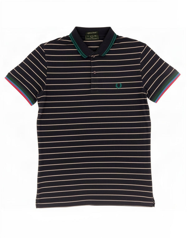 Męska koszulka polo Fred Perry 2XL, bawełniana w granatowe paski