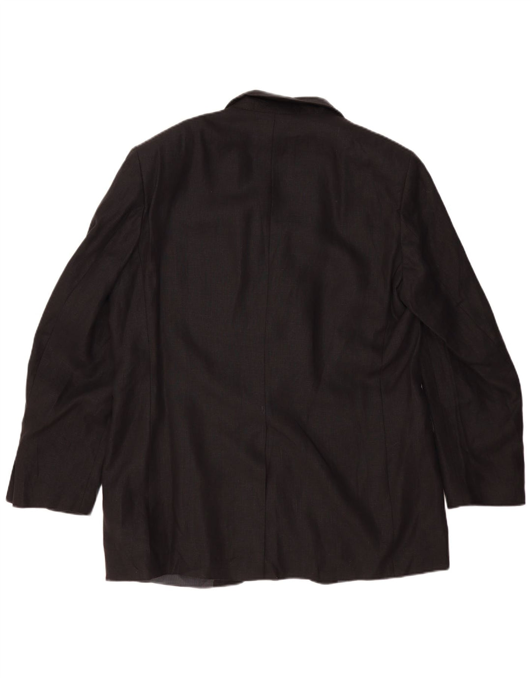 Marks & Spencer Męska marynarka zapinana na 3 guziki UK 40, duża, czarna lniana