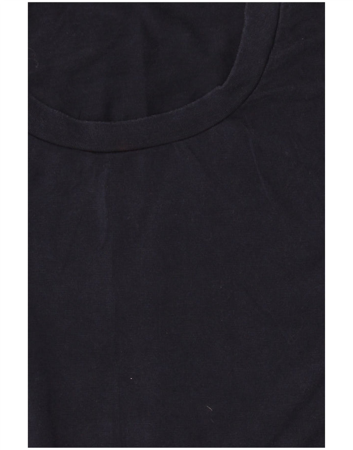 T-shirt męski Reiss, duży, granatowy, Lyocell