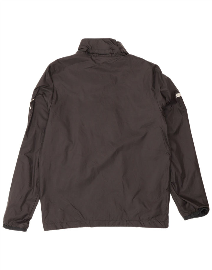 Chłopięca kurtka przeciwdeszczowa Puma 13-14 lat, czarny poliester