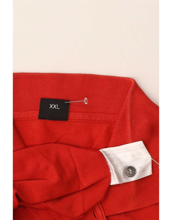 Męska koszulka polo Hugo Boss 2XL, czerwona, bawełniana