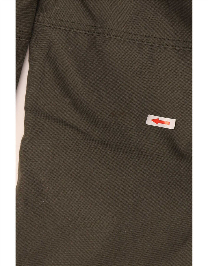 Męskie proste spodnie cargo Dickies W28 L31 Khaki, poliester z blokami kolorów