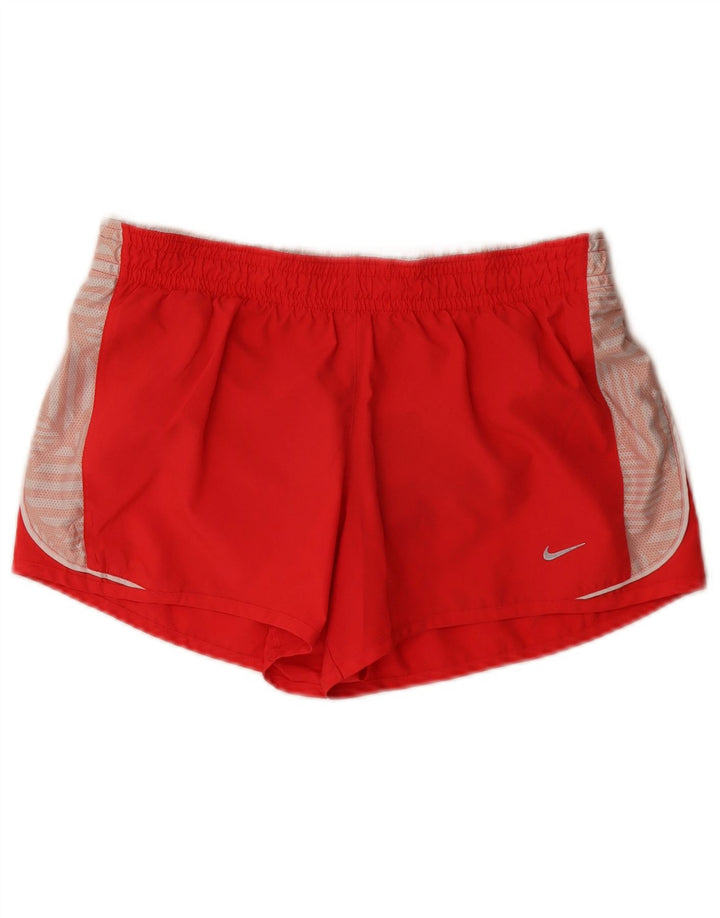 Damskie spodenki sportowe Nike UK 14, poliester w kolorze średniej czerwieni