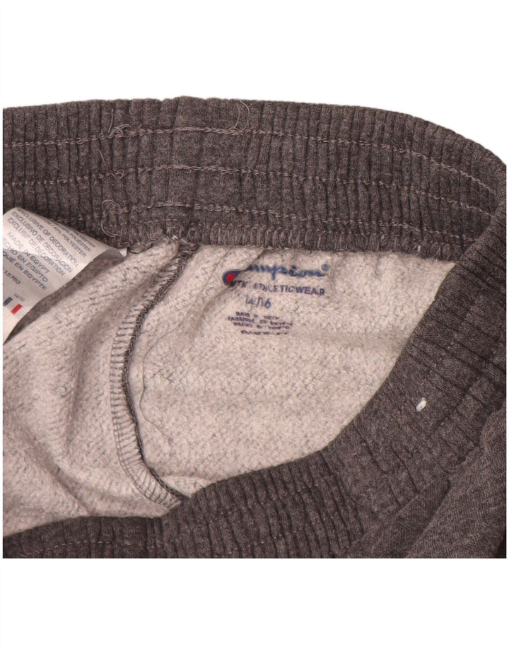 Chłopięce spodnie dresowe Champion Joggers 14-15 lat Szara bawełna