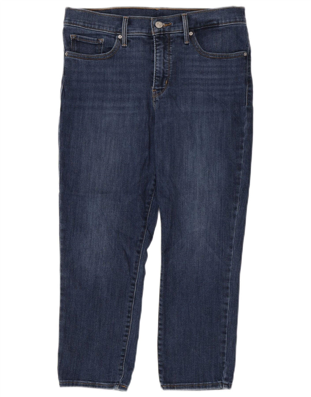 Damskie jeansy Capri Levi's W30 L23 Niebieskie bawełniane