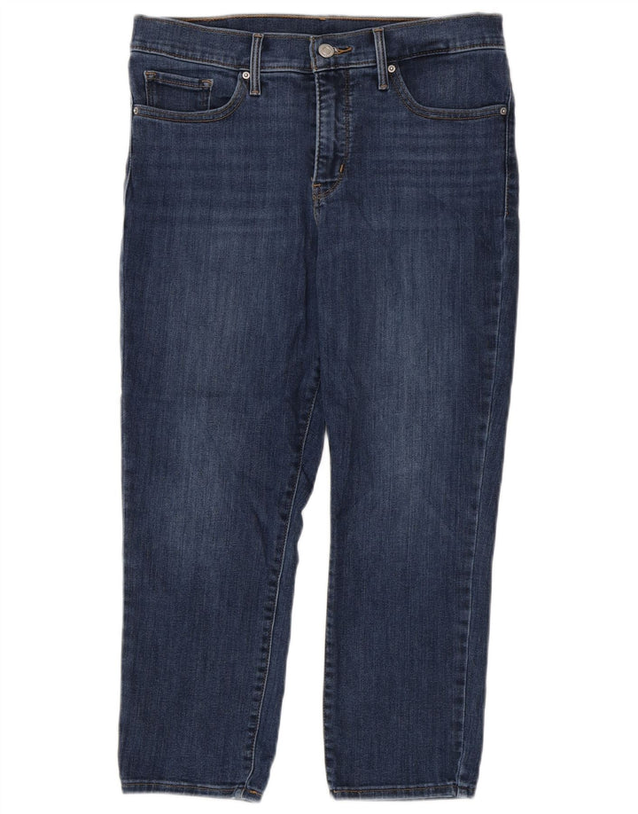 Damskie jeansy Capri Levi's W30 L23 Niebieskie bawełniane