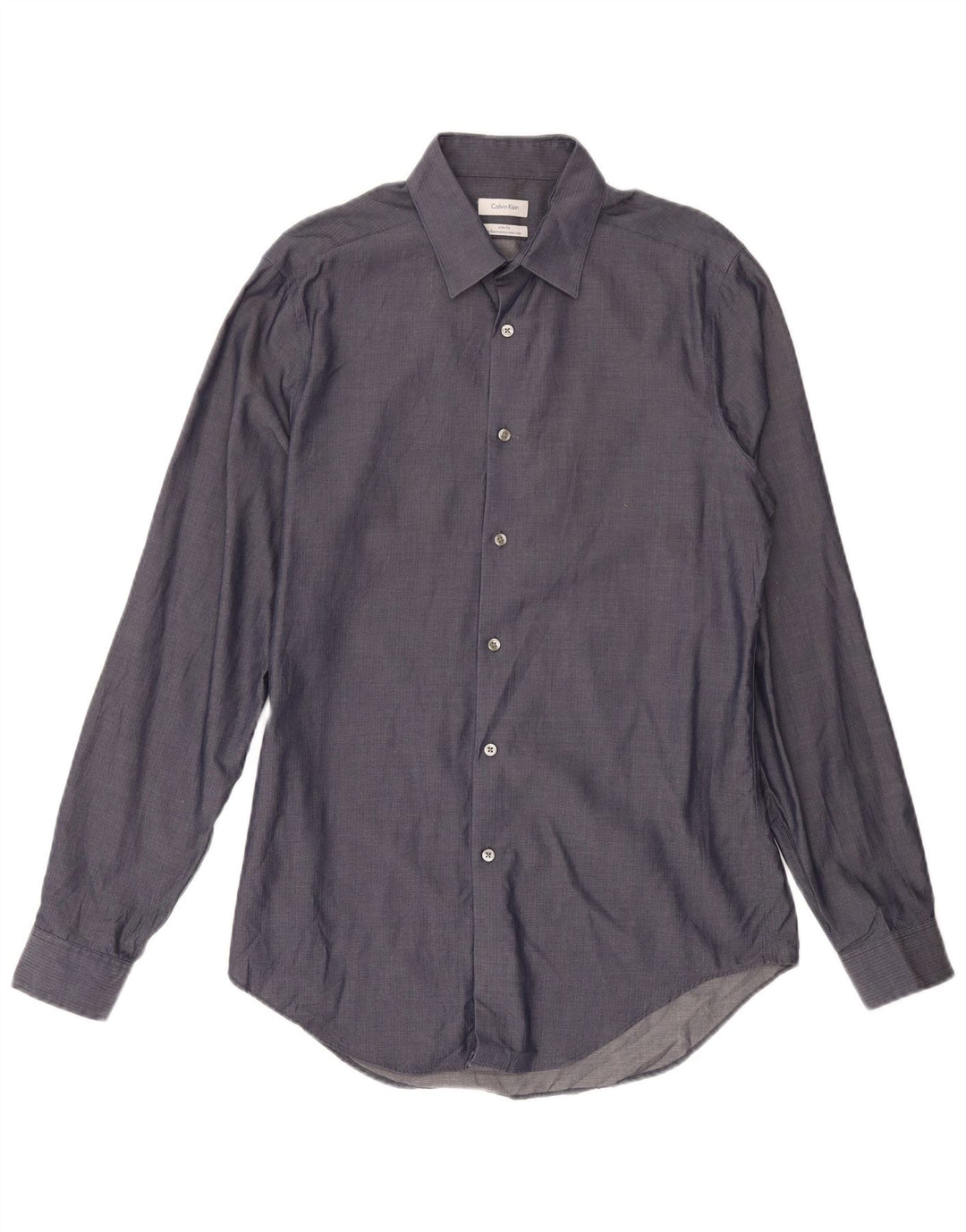 Koszula męska Calvin Klein Jeans, rozmiar 15 1/2, średni granat, jodełka