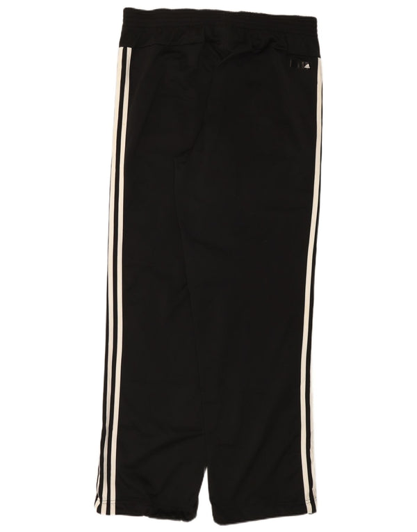 Męskie spodnie dresowe Adidas Climalite UK 44/46, duże, czarne, poliestrowe