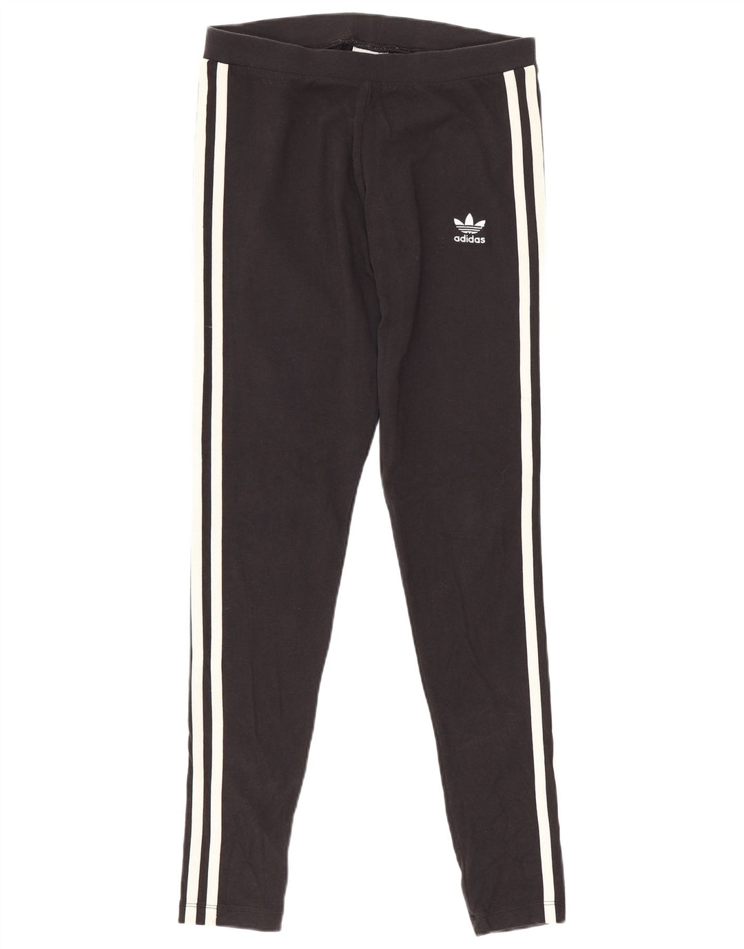 Legginsy Damskie Adidas UK 10 Małe Czarne Bawełniane