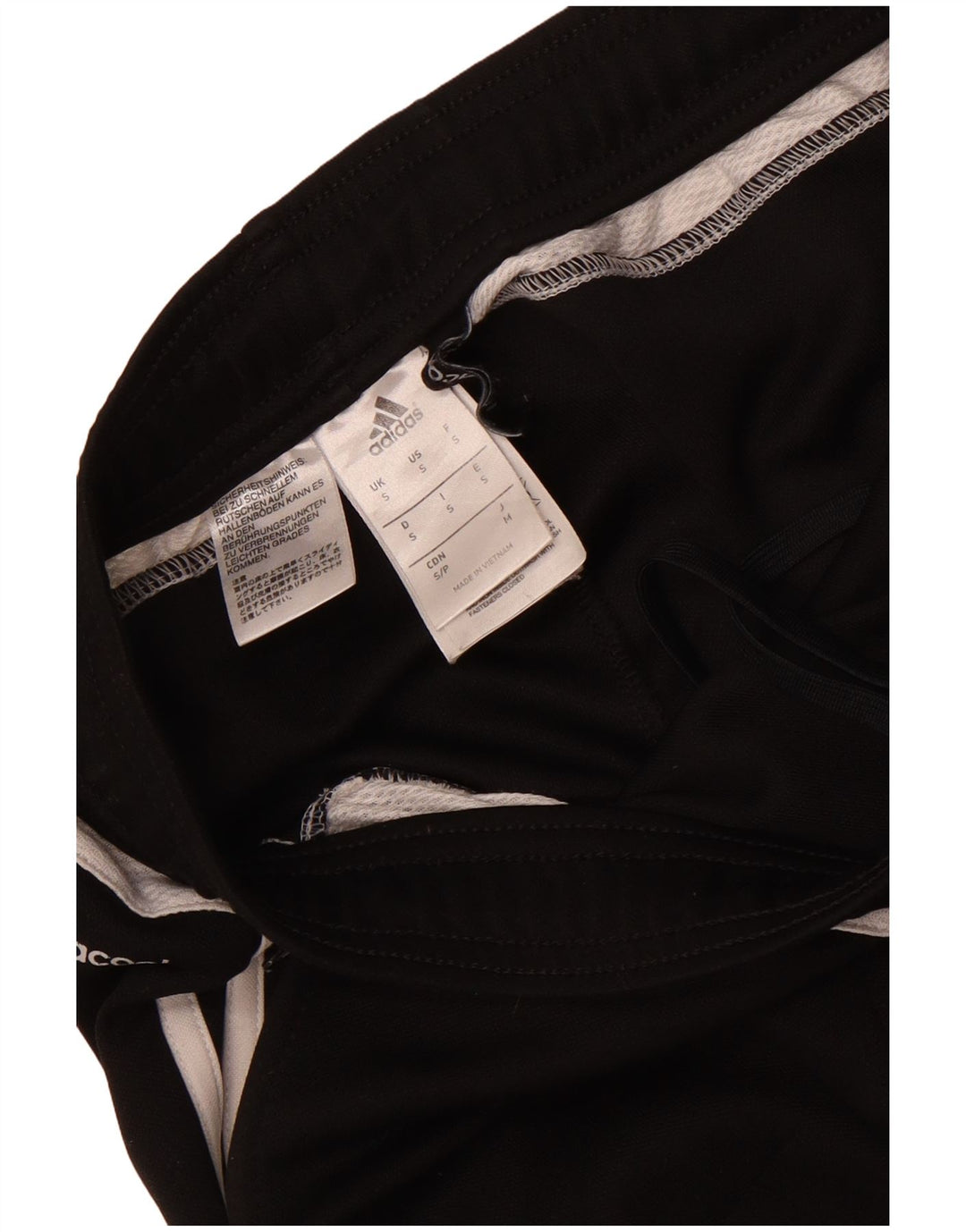 Męskie spodnie dresowe Adidas Climacool, małe, czarne, z blokami kolorów, z poliestru