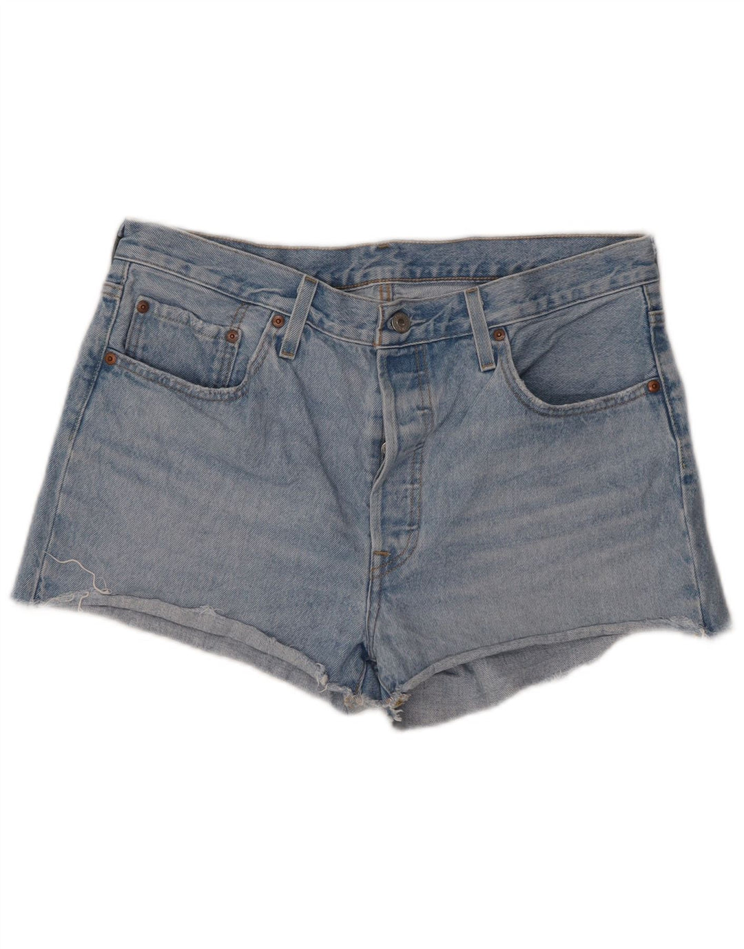 Damskie spodenki jeansowe LEVI'S W33, duże, niebieskie, bawełniane
