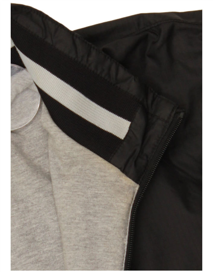 MURPHY & NYE Mens Graphic Bomber Jacket UK 44 2XL Black