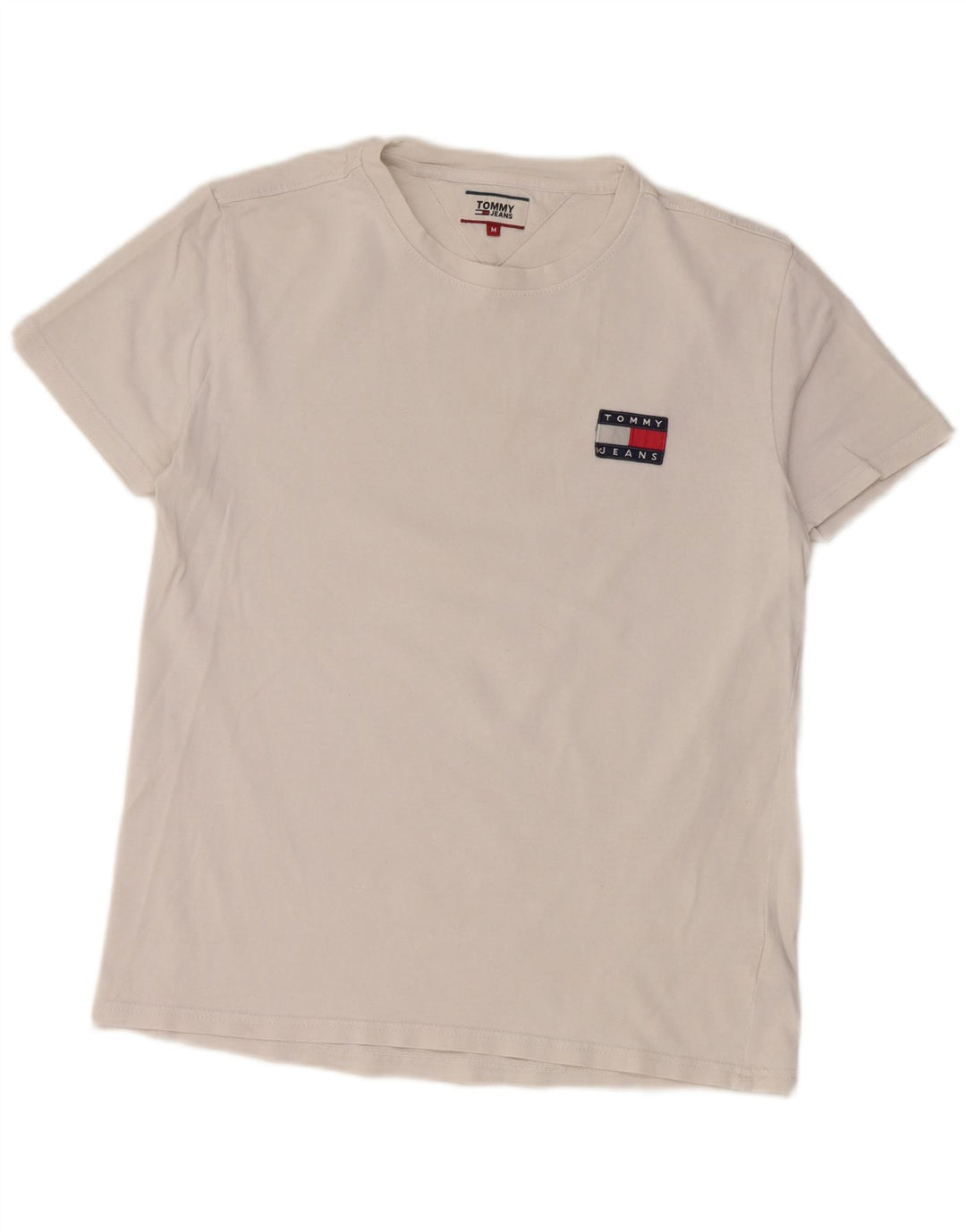 T-shirt męski Tommy Hilfiger Top, średni, biały, bawełniany