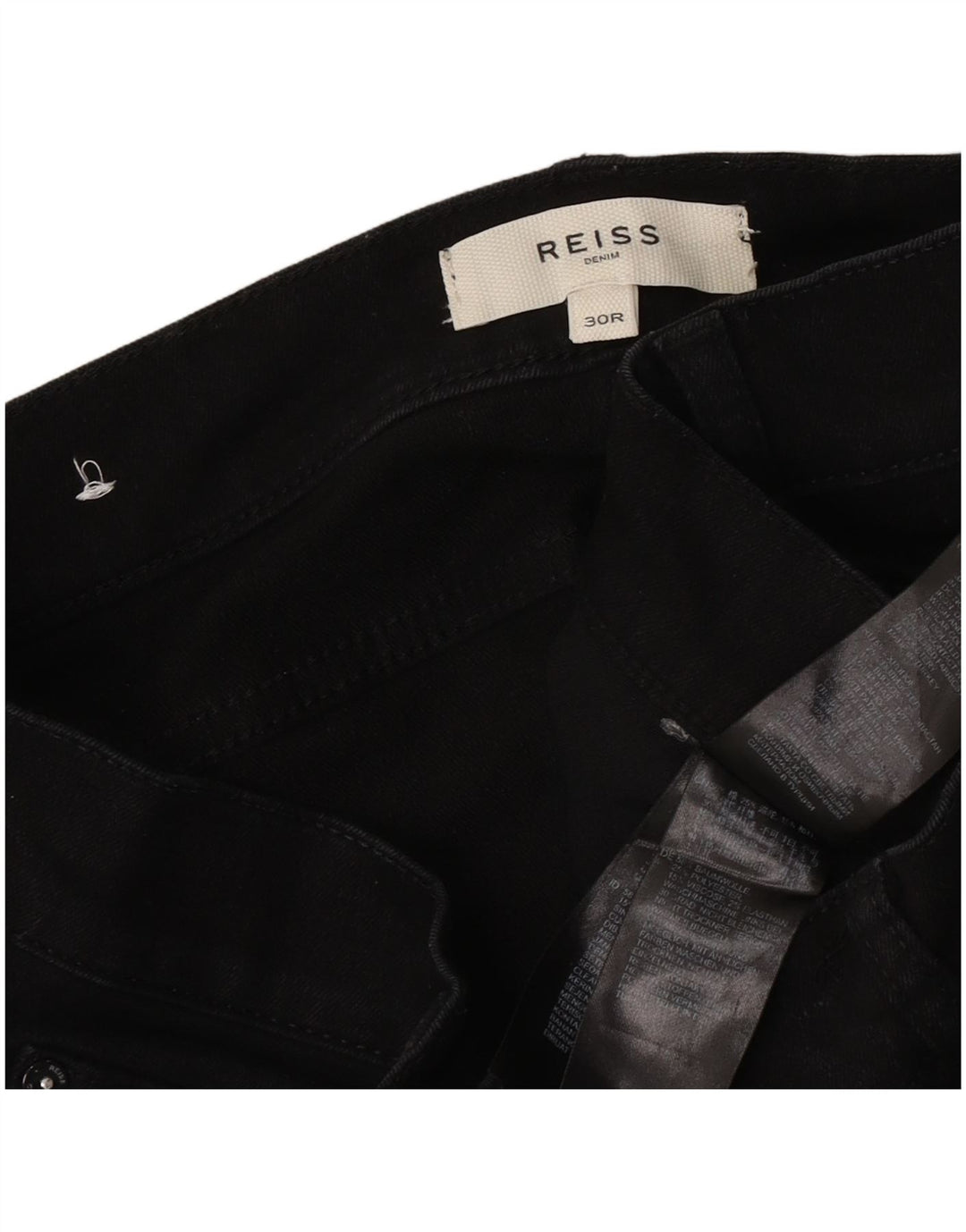 Jeansy damskie Reiss W30 L32 Czarne bawełniane