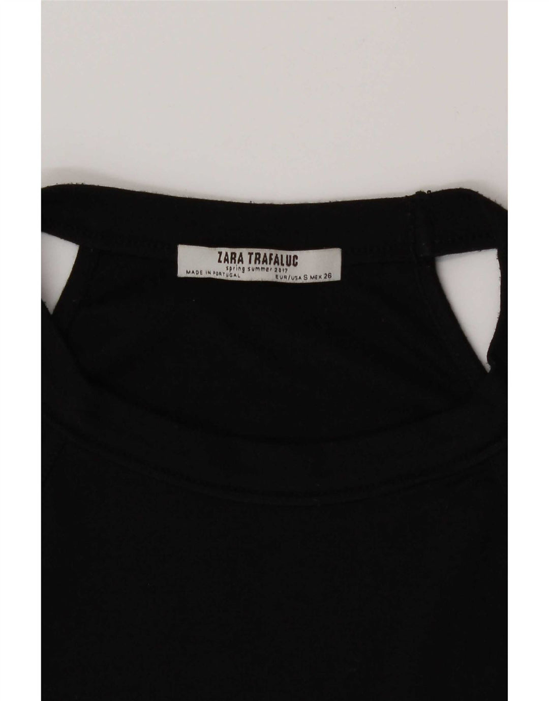 Krótki top damski Zara UK 8 Small Black
