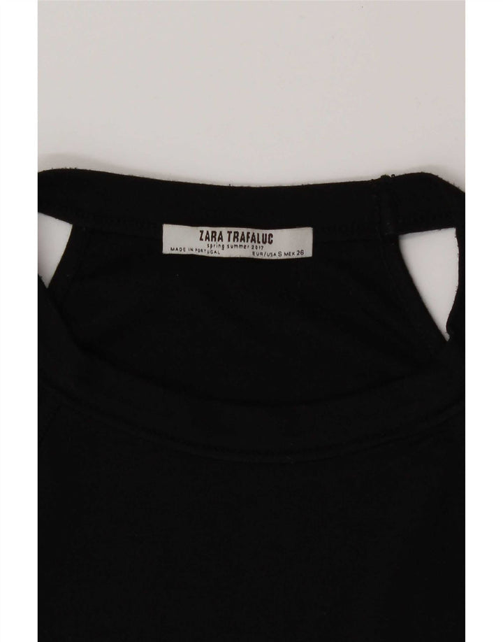 Krótki top damski Zara UK 8 Small Black