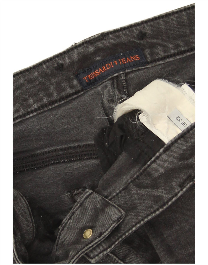 Męskie jeansy slim fit Trussardi IT 52 XL W38 L32 szare