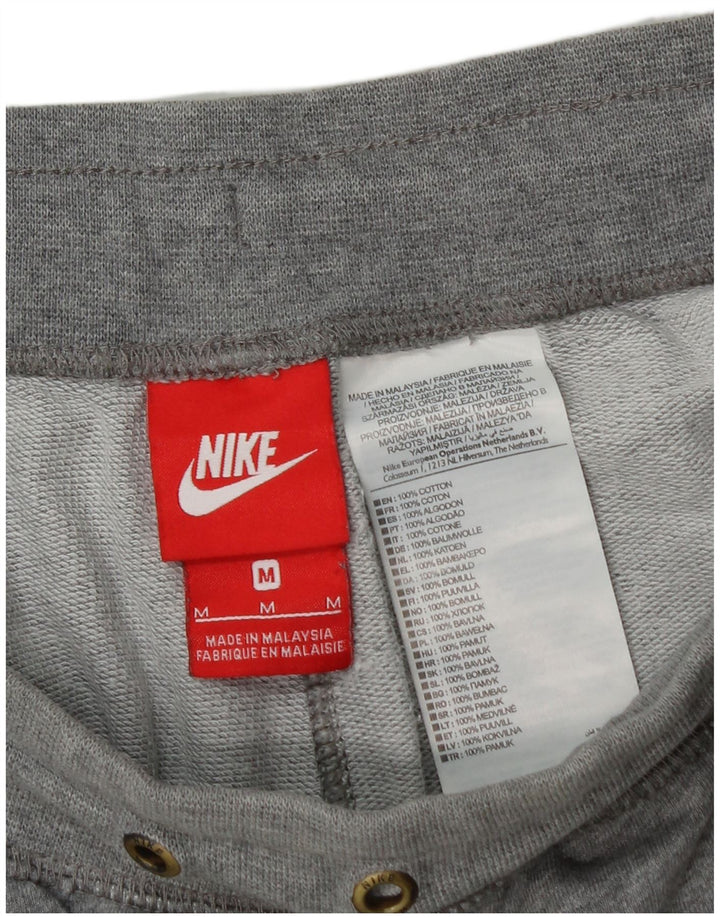 Męskie spodenki sportowe Nike Graphic, średnioszare, bawełniane
