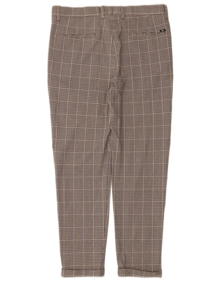 Męskie spodnie garniturowe Zara EU 40 Medium W31 L27 Szara kratka