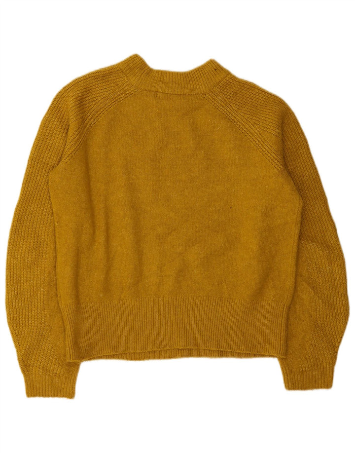 Sweter damski Marks & Spencer z okrągłym dekoltem, UK 10, mały, żółty