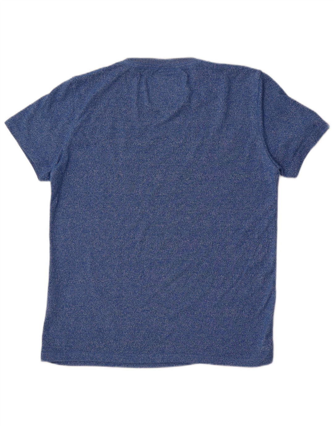 Męski T-shirt z grafiką Superdry, bawełniany, średni niebieski w cętki