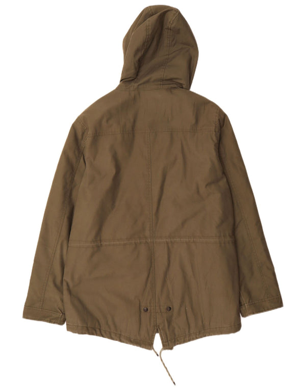 Męska kurtka parka z kapturem Vintage Industries UK 44 2XL Khaki Poliester