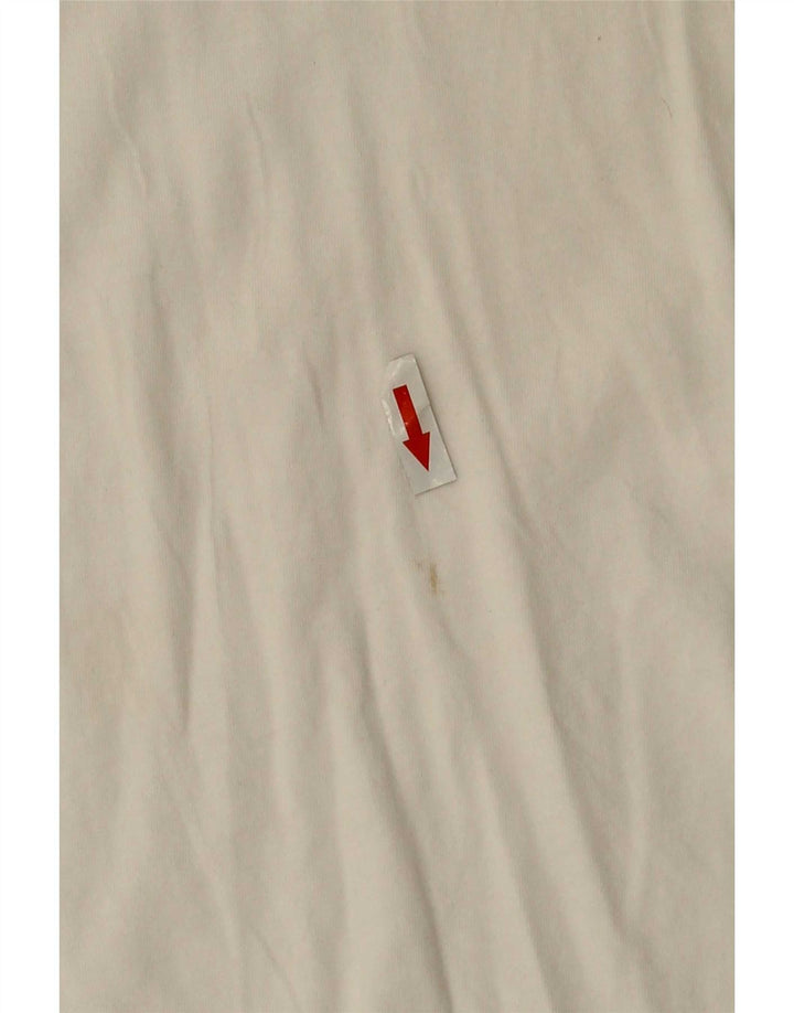 Męski top z długim rękawem Ralph Lauren, średniej wielkości biała bawełna