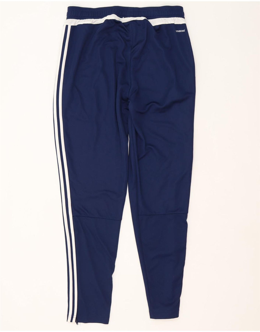 Męskie spodnie dresowe Adidas Climacool, duże, granatowe, z blokami kolorów