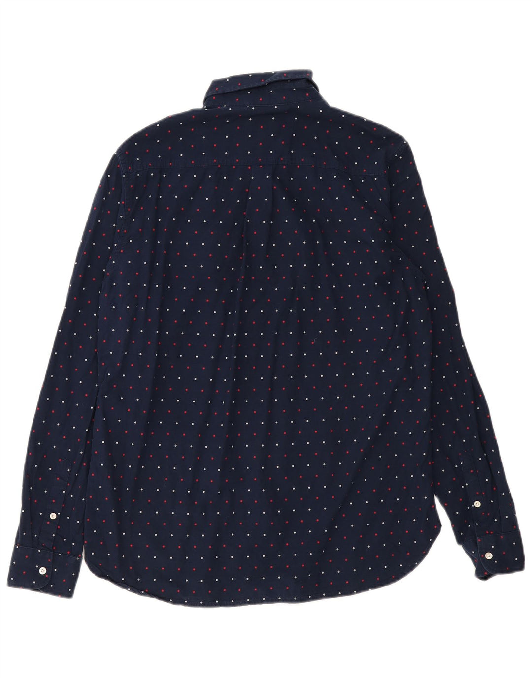 SUPERDRY Męska koszula o regularnym kroju, duża, bawełniana w granatowe cętki