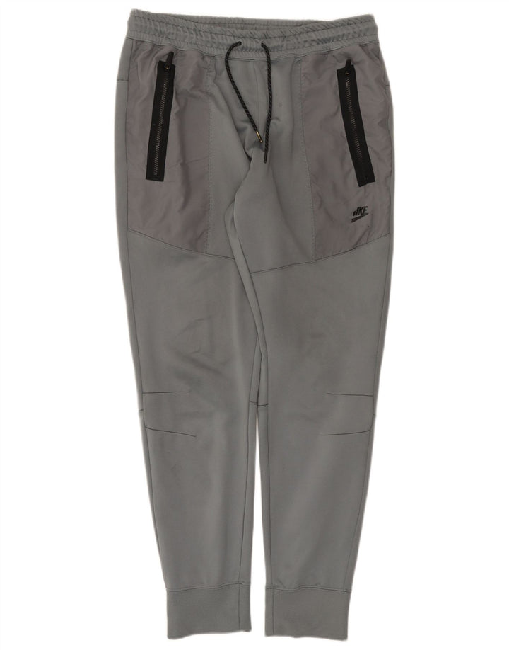 Męskie spodnie dresowe Nike Therma-Fit Joggers, duże, szare, poliestrowe