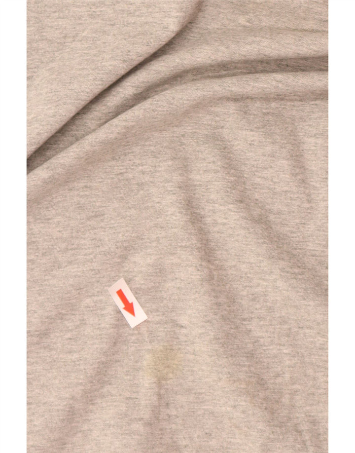 Męski T-shirt Nike, duży, szary, bawełniany