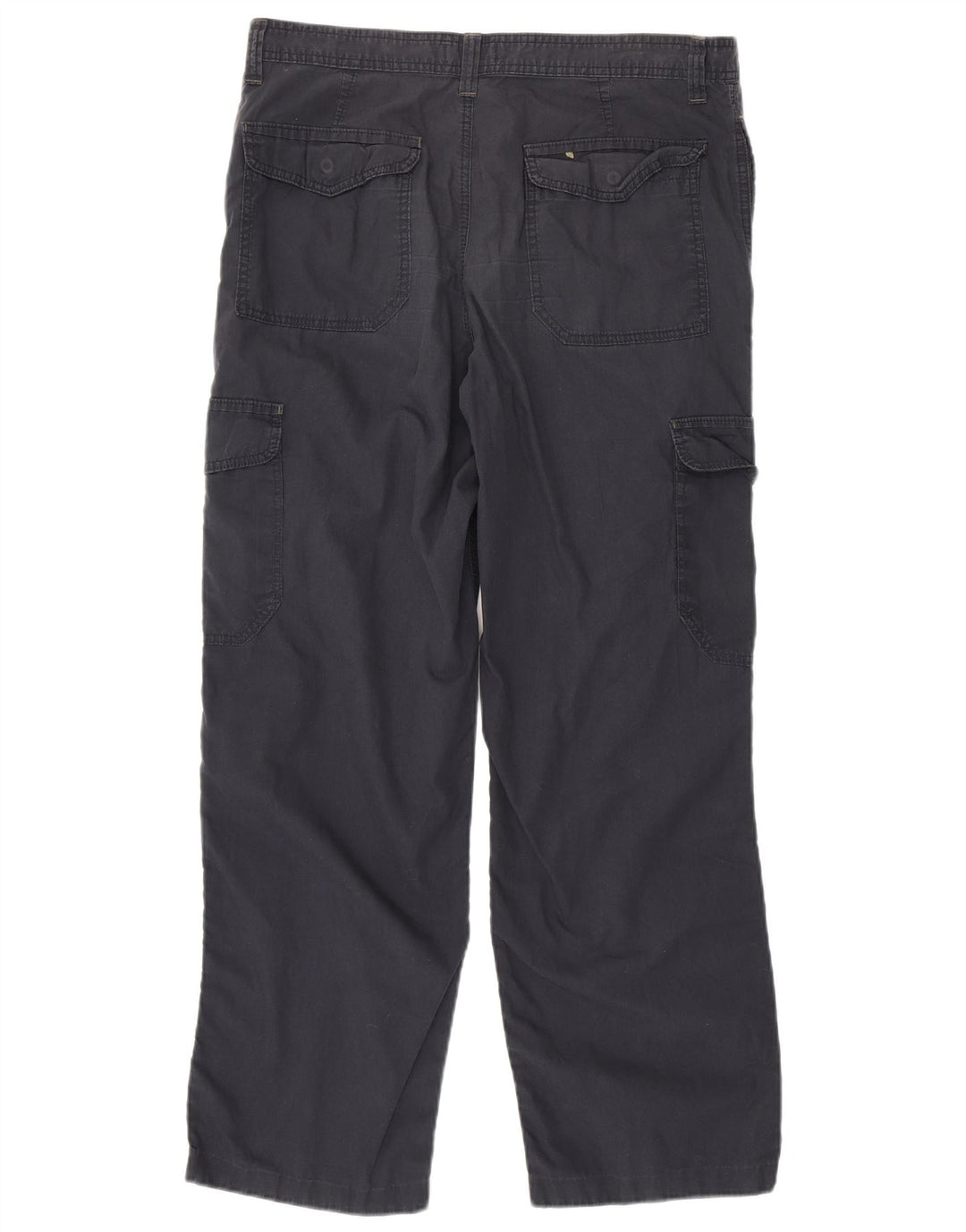 Niebieskie spodnie cargo męskie Marks & Spencer W36 L33 granatowe