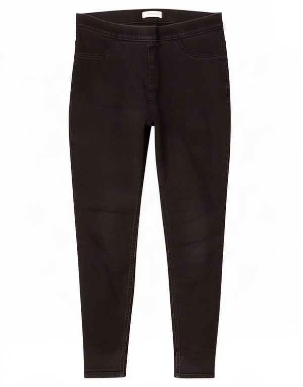 Marks & Spencer Damskie jeansy Jegging UK 12 Medium W30 L28 Czarna bawełna