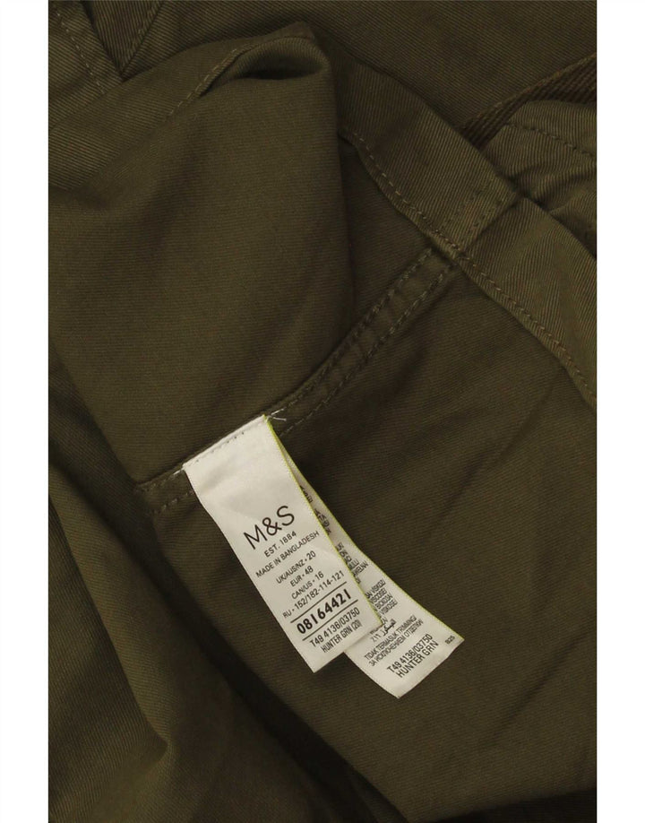Damska kurtka użytkowa Marks & Spencer UK 20 2XL, bawełniana khaki