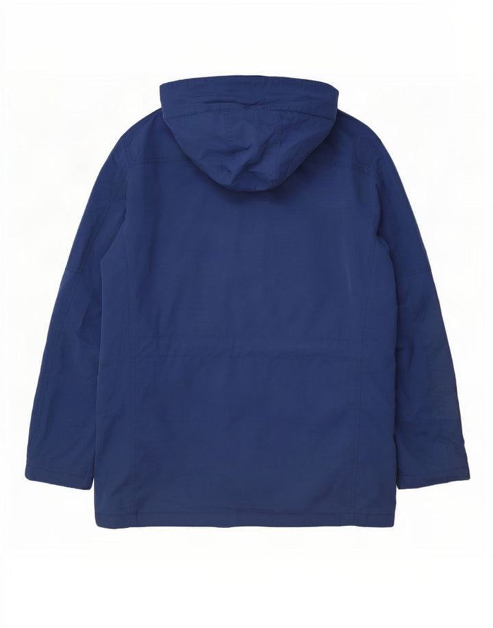 Męska kurtka parka z kapturem Tommy Hilfiger UK 40, duża niebieska, poliester