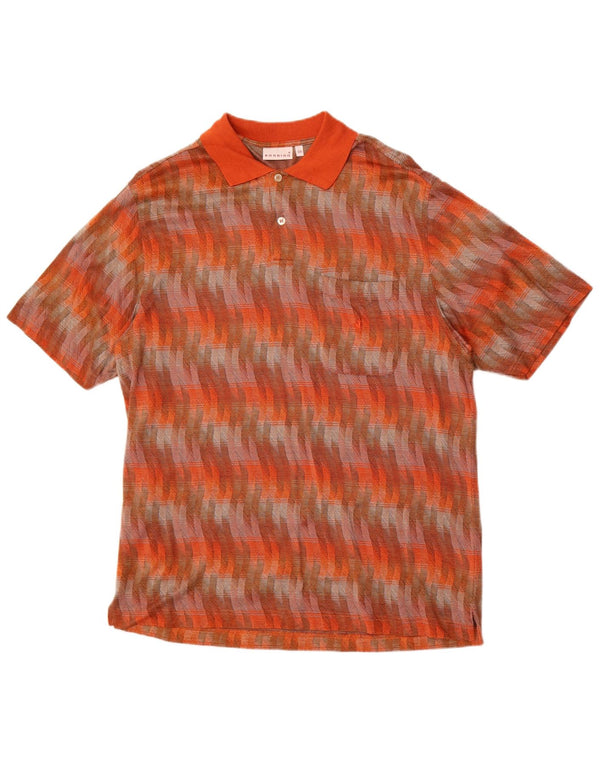 Męska koszulka polo Rodrigo IT 54 XL, wielobarwna, bawełniana w paski